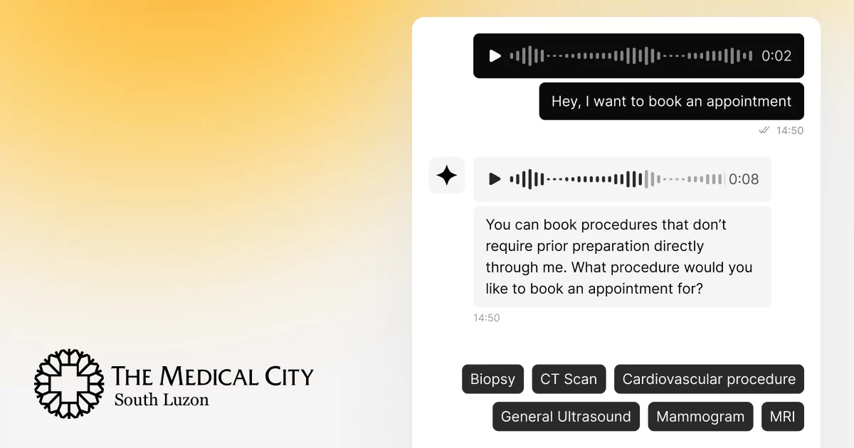 TMC South Luzon deploys AI customer experience platform for patient engagement